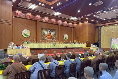 Gia Lai: Đoàn Phật học viện Viên Quang - Đài Loan thăm Trường Trung cấp Phật học Nguyên Thiều