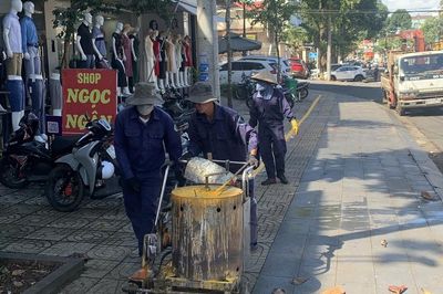 Gia Lai: Kẻ vạch phân khu vực vỉa hè đô thị hạn chế lấn chiếm kinh doanh