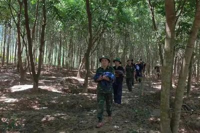Tìm thấy 13 hài cốt liệt sĩ cùng nhiều di vật trong rừng tràm ở Quảng Trị