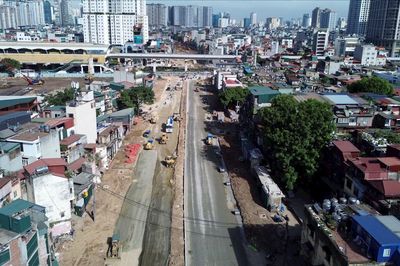 Tăng tốc thi công trên tuyến đường Vành đai 2,5