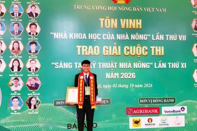 Ông Nông Văn Hoàn được tôn vinh 'Nhà khoa học của nhà nông' năm 2026