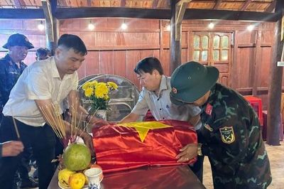 Quảng Ngãi: Hành trình đưa hài cốt liệt sĩ từ Măng Ri về Tu Mơ Rông