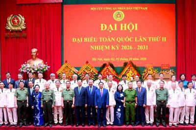 Đại hội đại biểu toàn quốc Hội Cựu Công an nhân dân Việt Nam lần thứ II, nhiệm kỳ 2026 - 2031 thành công tốt đẹp