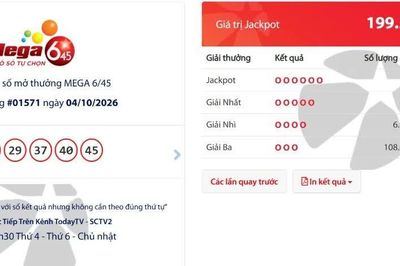 Một người trúng độc đắc Vietlott gần 200 tỷ đồng, kỷ lục 153 người trúng giải Nhất