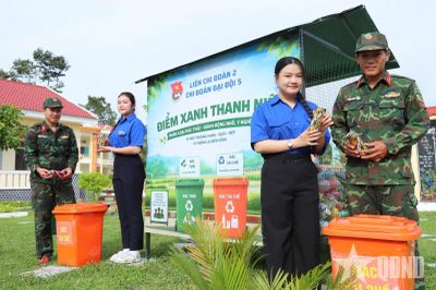 'Điểm xanh thanh niên' ở Sư đoàn 5