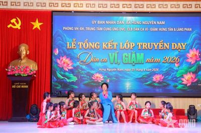 Nghệ nhân hát mãi điệu ví, giặm