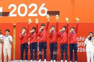 ASIAD 2026: Thái Lan dẫn đầu Đông Nam Á, Cầu mây Việt Nam tạo dấu ấn