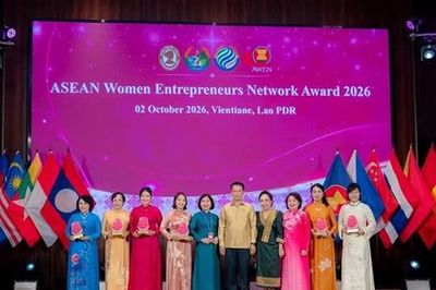 9 đại diện Việt Nam nhận giải thưởng Nữ doanh nhân ASEAN 2026
