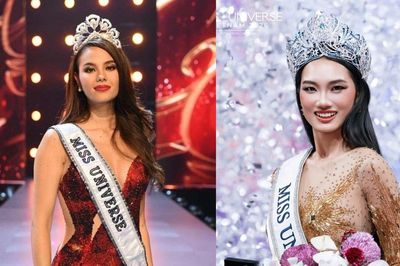 Catriona Gray phản ứng khi Quỳnh Anh đăng quang Miss Universe Vietnam