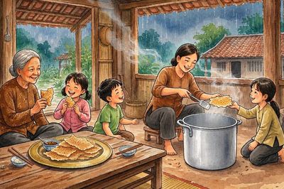 Bánh đúc ngày mưa