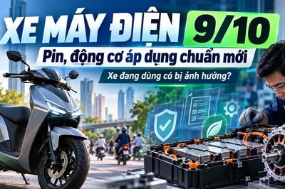 Xe máy điện có quy chuẩn mới từ 9/10, chủ xe có phải thay pin?