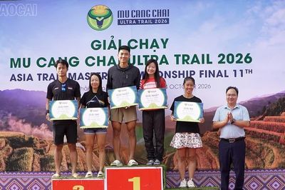 36 vận động viên được tôn vinh tại Mù Cang Chải Ultra Trail 2026