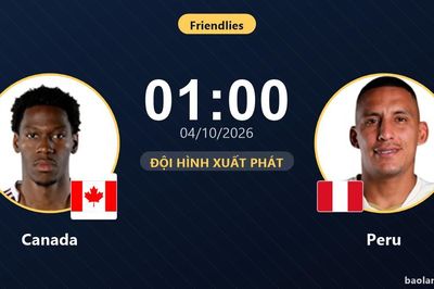 TRỰC TIẾPTrực tiếp Canada vs Peru: Trận đấu đang diễn ra
