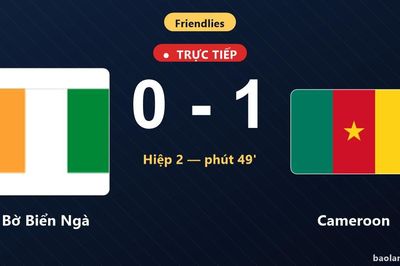 TRỰC TIẾPTrực tiếp Bờ Biển Ngà vs Cameroon: Cameroon mở tỷ số