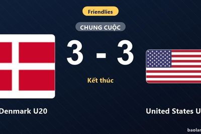 Rượt đuổi bàn thắng hấp dẫn, Denmark U20 và United States U20 bất phân thắng bại