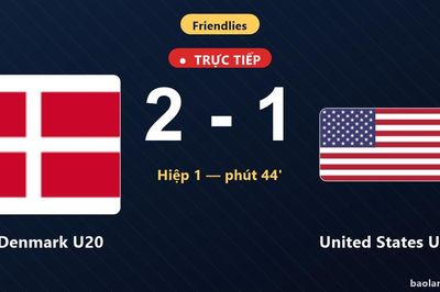 TRỰC TIẾPTrực tiếp Denmark U20 vs United States U20: United States U20 rút ngắn cách biệt 2-1