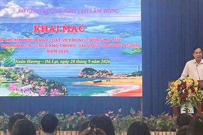 Lâm Đồng đẩy mạnh tuyên truyền, giáo dục phòng, chống ma túy trong trường học