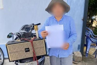 Phát loa đi đòi nợ, một phụ nữ bị Công an Khánh Hòa mời làm việc