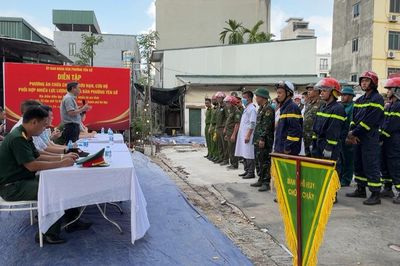 Phường Yên Sở nâng cao năng lực phòng ngừa cháy nổ