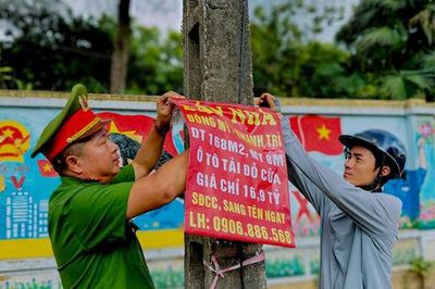 Nam Phù quyết liệt bóc xóa quảng cáo rác, truy tìm tận gốc chủ thể vi phạm