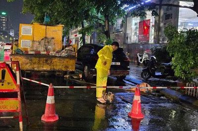 Hà Nội tiếp tục xử lý các điểm nghẽn úng ngập