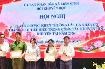 Xã Liên Minh tuyên dương học sinh, sinh viên tiêu biểu