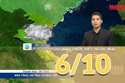 [Video] Dự báo thời tiết đêm nay và ngày mai 6/10/2026: Bắc Bộ trời lạnh, có nơi chuyển rét, Trung Bộ mưa lớn diện rộng