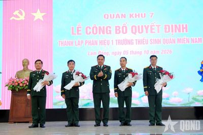 Thành lập Phân hiệu Trường Thiếu sinh quân miền Nam tại Lâm Đồng