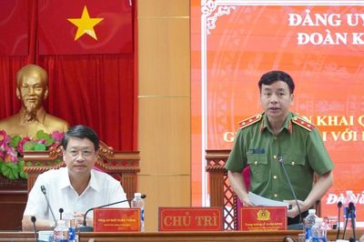 Công bố quyết định, kế hoạch giám sát đối với Đảng uỷ Công an TP Đà Nẵng