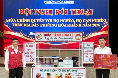100 triệu đồng hỗ trợ sinh kế cho hộ nghèo phường Hòa Khánh tại buổi đối thoại