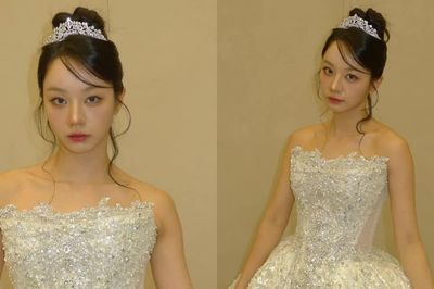 Hyeri hé lộ hình ảnh mặc váy cưới