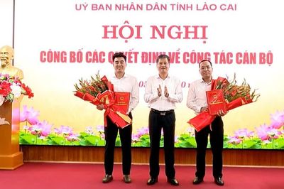 Lào Cai kiện toàn bộ máy, bổ nhiệm 3 Phó Giám đốc