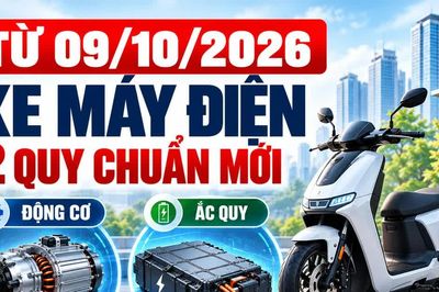 Từ ngày 9/10, xe điện áp dụng 2 quy chuẩn mới về động cơ và ắc quy