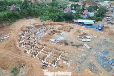 Khu liên hợp thể thao Lạng Sơn với sân bóng đá 25.000 chỗ ngồi đang thi công ra sao?