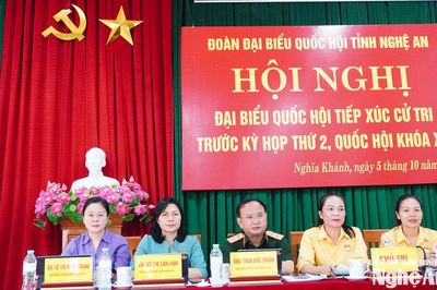 Cử tri xã Nghĩa Khánh kiến nghị những vấn đề liên quan sau sắp xếp bộ máy, đầu tư các công trình dân sinh