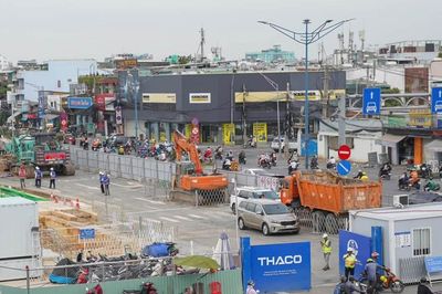 TP.HCM điều chỉnh giao thông nhiều tuyến đường phục vụ thi công Metro số 2
