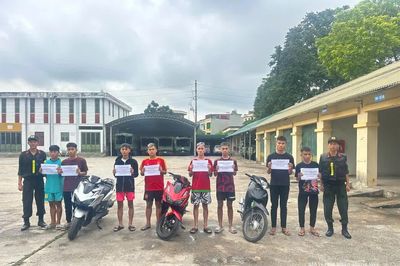 Cảnh sát cơ động Thanh Hóa liên tiếp ngăn chặn, bắt giữ các nhóm thanh, thiếu niên gây rối