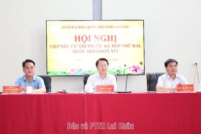 Đoàn đại biểu Quốc hội tỉnh tiếp xúc cử tri xã Sì Lở Lầu