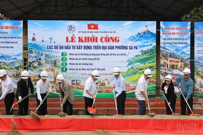 Phường Sa Pa khởi công 13 công trình, dự án với tổng mức đầu tư hơn 420 tỷ đồng