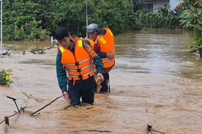 Khắc phục nhanh điểm ngập, Quốc lộ 27 trở lại thông suốt