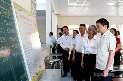 Phó Chủ tịch UBND tỉnh Đỗ Anh Tuấn làm việc tại Trường Phổ thông nội trú Tiểu học và THCS Minh Tân