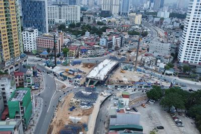 Hà Nội: Toàn cảnh hai cầu vượt trên Vành đai 1 dự kiến khai thác cuối năm