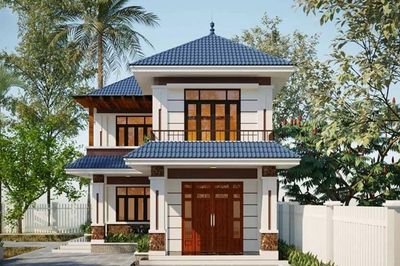 Xây nhà mái Nhật 2 tầng chữ L 65m² hết bao nhiêu tiền?