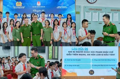 Hàng trăm học sinh hào hứng học cách lập 'phòng tuyến' không gian mạng