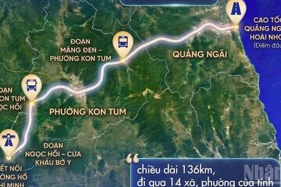 Dự án cao tốc Quảng Ngãi-Kon Tum, tạo không gian phát triển mới cho Quảng Ngãi