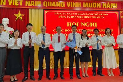 Kiện toàn tổ chức Đảng bộ Ban Nội chính Thành ủy Đà Nẵng