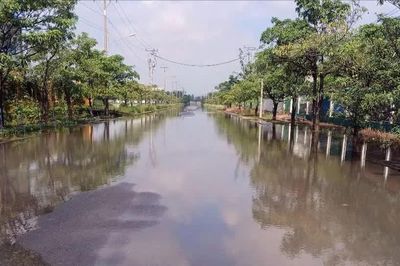 Khu công nghiệp Đức Hòa 1, Tây Ninh: Nước ngập cả tuần, nhiều hoạt động bị ảnh hưởng