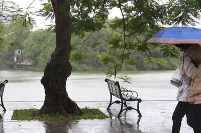 Không khí lạnh gây mưa lớn, nền nhiệt ở phía Bắc giảm