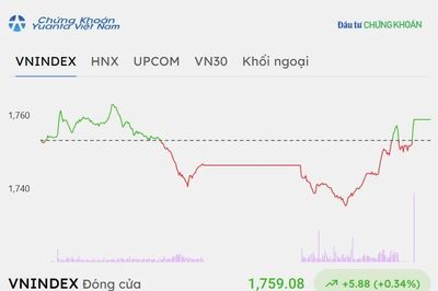 Chứng khoán hôm nay 6/10/2026: VN-Index tiếp tục phục hồi, bluechip bật tăng mạnh