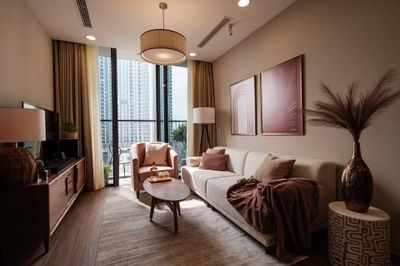 Căn hộ màu hồng mang nét hoài niệm của Mid-century Modern